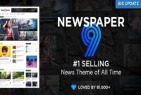 Free Newspaper 9 Blogger Template Download