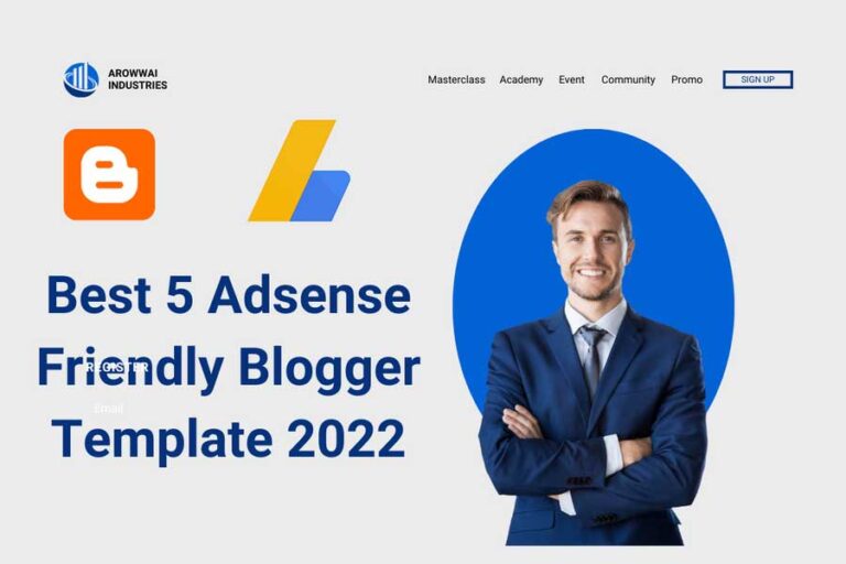 Best 5 Adsense Friendly Blogger Template 2022 Free
