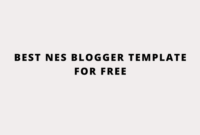 Best News Blogger Template for Free 2022